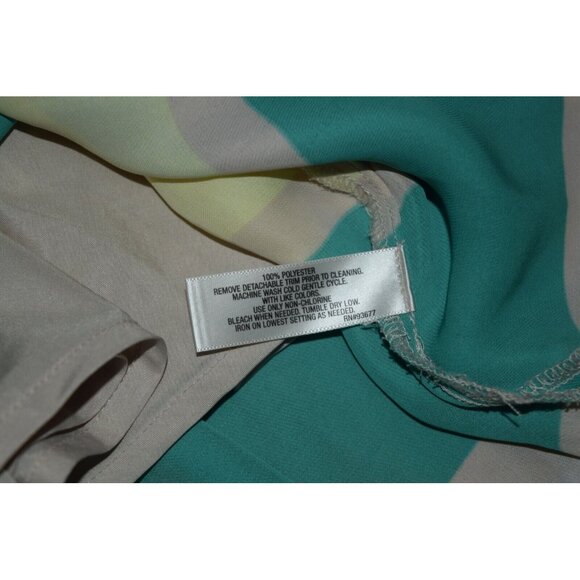 I LOVE RONSON  Women's Sz M Chiffon Maxi DRESS - Picture 6 of 6